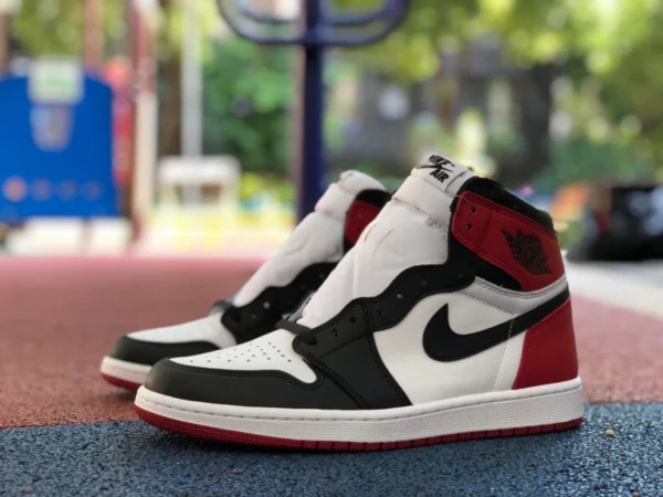 aj1 punta nera puro originale Air Jordan 1 OG Black Toe punta nera 555088-575441-125