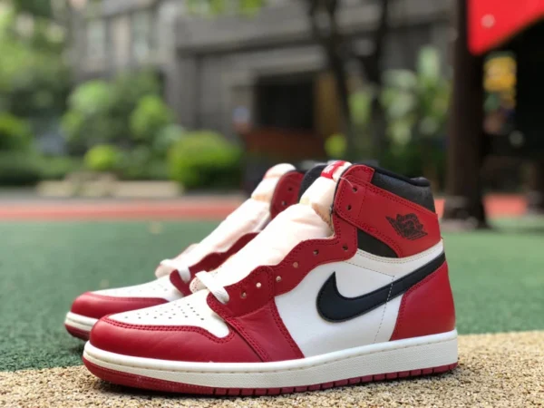 aj1 nuovo Chicago puro originale Air Jordan 1 High OG "Chicago Reimagined" Chicago nuovo bianco e rosso DZ5485-612