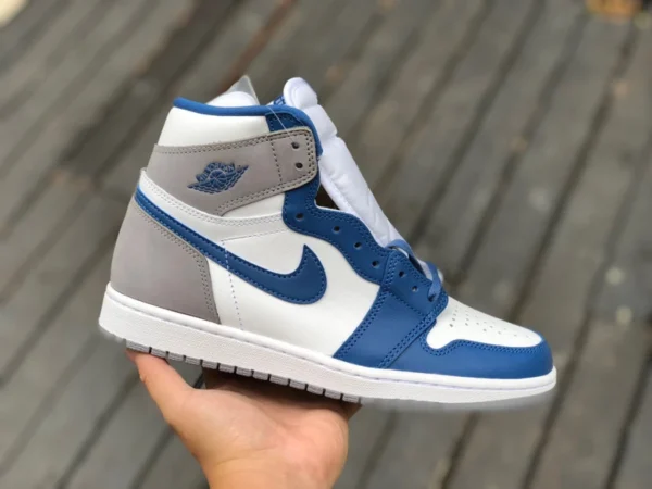 aj1 haze grigio blu alta qualità Air Jordan 1 Retro haze grigio blu alto fd1437-410