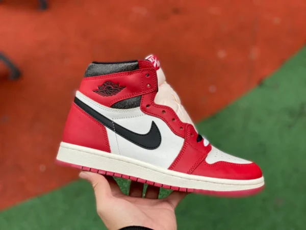 aj1 old Chicago xp puro originale Air Jordan 1 Chicago Retro OG Chicago vecchie scarpe da basket ossidate DZ5485-612