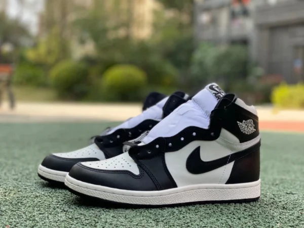 aj1 bianco e nero alto 85 pezzo tagliato puro originale Air Jordan 1 High 85 AJ1 panda bianco e nero alto scarpe da basket BQ4422-001