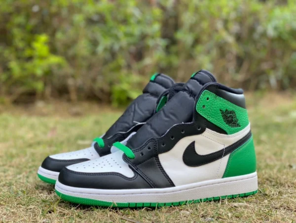 ajLucky Green High Top Air Jordan 1 High OG “Lucky Green” Nero e bianco Punta verde High Top DZ5485-031