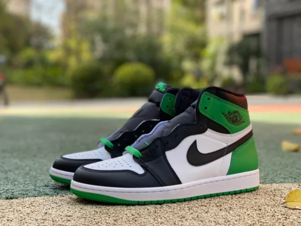 aj lucky green high top s2 puro originale Air Jordan 1 High OG "Lucky Green" bianco e nero punta verde high top DZ5485-031