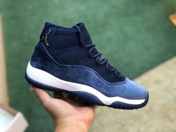 aj11 Velvet Marina Air Jordan 11 Velvet WMNS “Midnight Navy” Velluto Midnight Navy AR0715-441