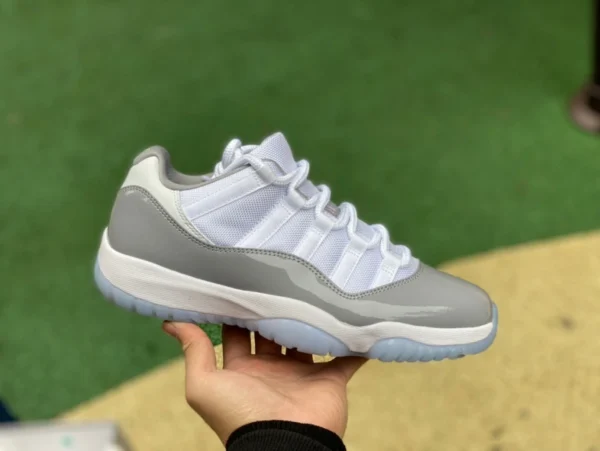 aj11 nuovo grigio e bianco basso puro originale Air Jordan 11 Retro "Cool Grey" freddo grigio e bianco basso top nuovo av2187-140