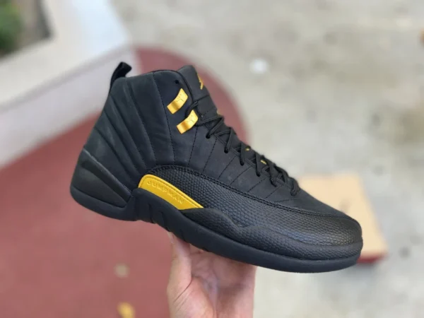 aj12 oro nero nuovo Air Jordan 12 Black Taxi AJ12 Retro taxi oro nero CT8013-071