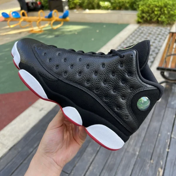 aj13 playoff puro originale 3D3 colore cat eye Air Jordan 13 "Playoff" replica playoff alta piastra in vero carbonio 414571-062