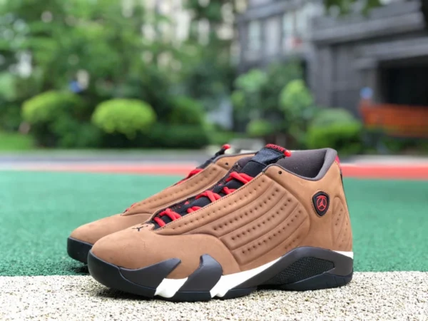 aj14 piccoli guerrieri di terracotta Air Jordan 14 Joe AJ14 bronzo nero marrone caffè scarpe da basket da uomo piccoli guerrieri di terracotta DO9406-200