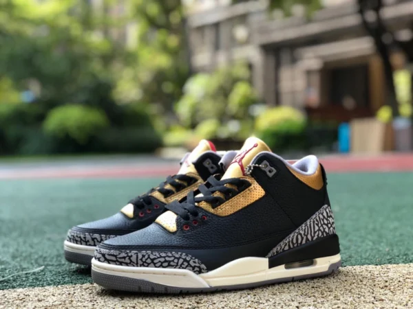 aj3 nero cemento oro Air Jordan 3 WMNS "Black Gold" CK9246-067