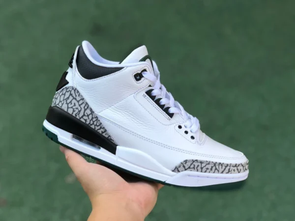 aj3 anatra bianco e nero puro originale Air Jordan3 University of Oregon AJ3 anatra bianco modello burst 40,5-47,5