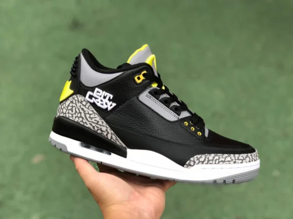 aj3 modello anatra bianco puro originale con taglio anatra nero dell'Università dell'Oregon AJ3 Air Jordan3