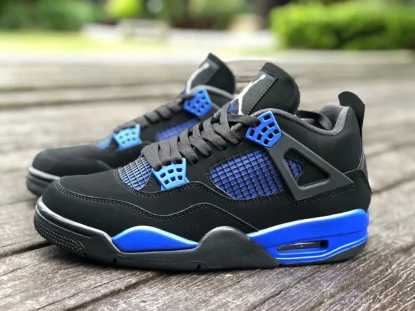 aj4 nero e blu Air Jordan 4 AJ4 camoscio nero e blu blu royal CT8527-018