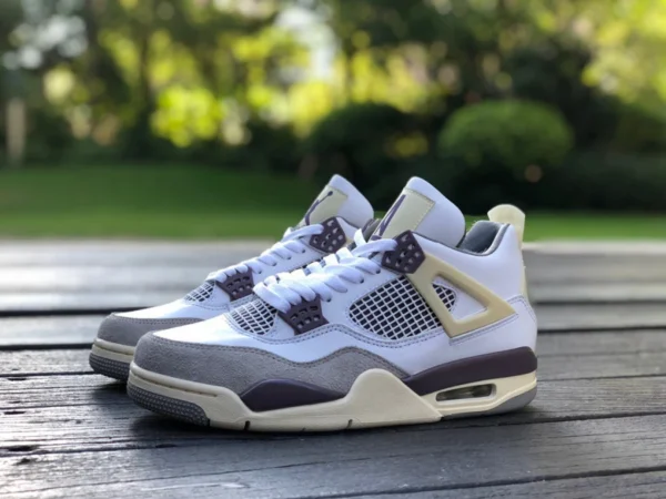 aj4 beige giallo puro originale Air Jordan 4 x A Ma Maniere dh6927-068