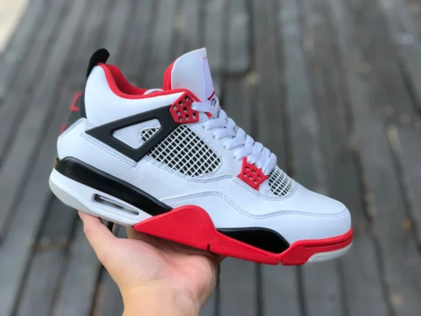 aj4 rosso fiamma Air Jordan 4 AJ4 nero e bianco rosso rosso fiamma 2020 replica DC7770-160