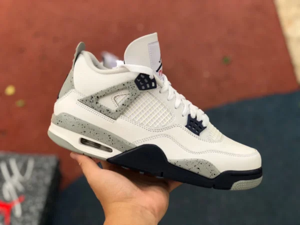 aj4 blu navy cemento puro originale Air Jordan 4 "Midnight Navy" cemento bianco e blu DH6927-140