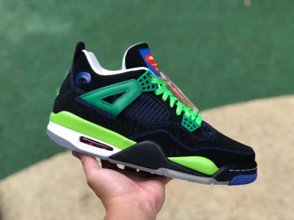 aj4 Superman Air Jordan 4 DB modello di scarpe AJ4 Joe 4 Foundation Charity Superman 308497-015