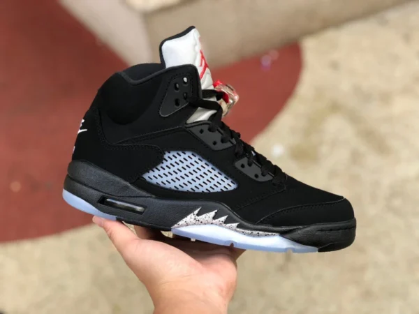 aj5 nero argento Air Jordan 5 OG Metallic Nero AJ5 nero argento 845035-003