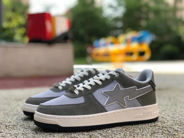 Scimmia grigio verde chiaro nuova versione BAPE STA SK8 nuove scarpe da ginnastica stella scarpe casual scimmia scarpe sportive basse