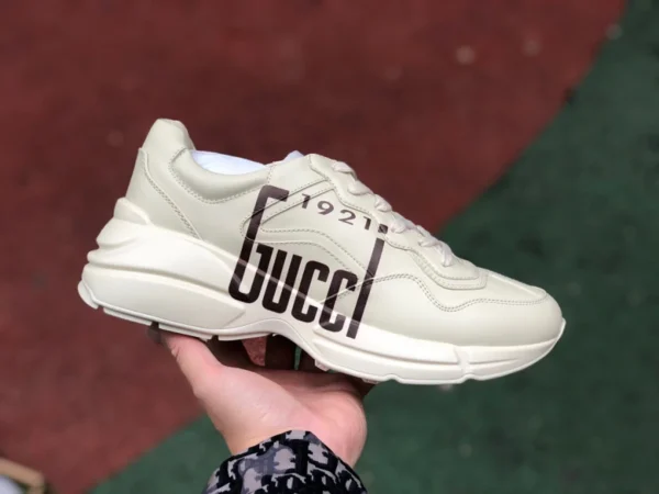 Gucci Rhyton versione acquisto GUCCI Gucci serie Rhyton scarpe da papà sneakers doppia G