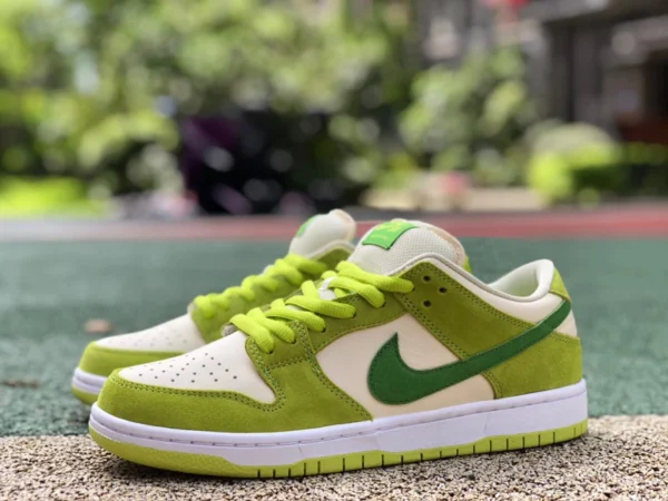 Dunk verde mela bassa puro originale Nike SB Dunk Low bianco verde mela verde retrò scarpe da ginnastica casual DM0807-300