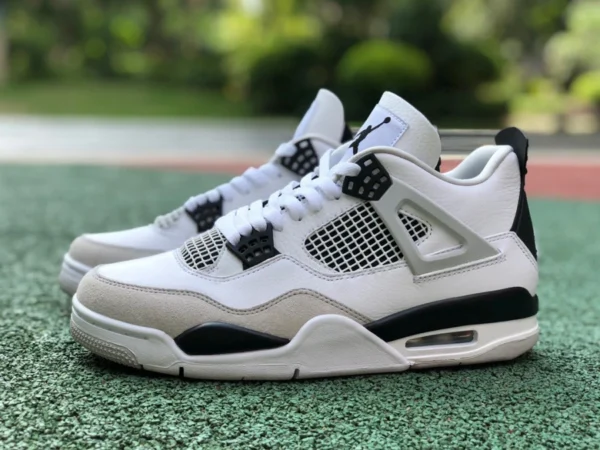 aj4 grigio bianco nero Air Jordan 4 AJ4 grigio bianco nero panda bianco cemento scarpe da basket DH6927-111