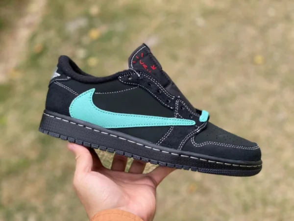 aj1 barb basso nero Tiffany IFFANY & CO./Tiffany x Travis Scott x Air Jordan 1 Low “11837” Tiffany