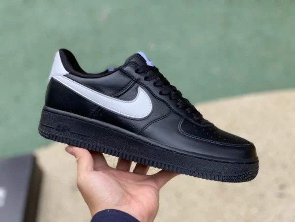 Air force bianco e nero basso puro originale Nike Air Force 1 AF1 basso vlone bianco e nero CQ0492-001