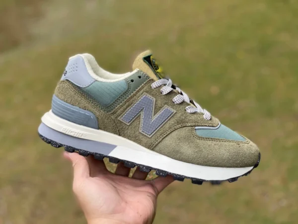 NB574 Stone Island joint STONE ISLAND x New Balance Stone Island joint NB 574 scarpe da corsa grigio marrone U574LGST