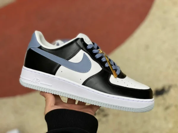 AF1 bianca nera grigia ombra Nike Air Force 1 LowAF1 bianca nera grigia ombra Air Force One scarpe da ginnastica casual FD9065-100