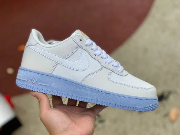 AF1 Salt Lake City bianco grigio puro originale Nike Air Force 1 07 LV8 Salt Lake City bianco grigio AF1 scarpe da ginnastica casual basse DV0787-100