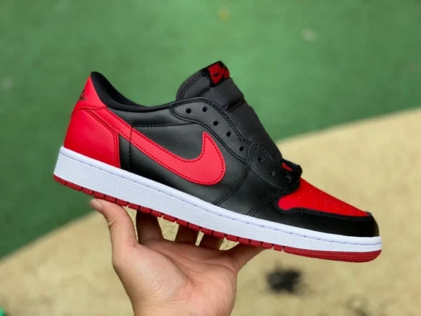 aj1 nero e rosso vietato indossare basse dg originali Air Jordan 1 Bred Low OG AJ1 nere e rosse basse 705329-001