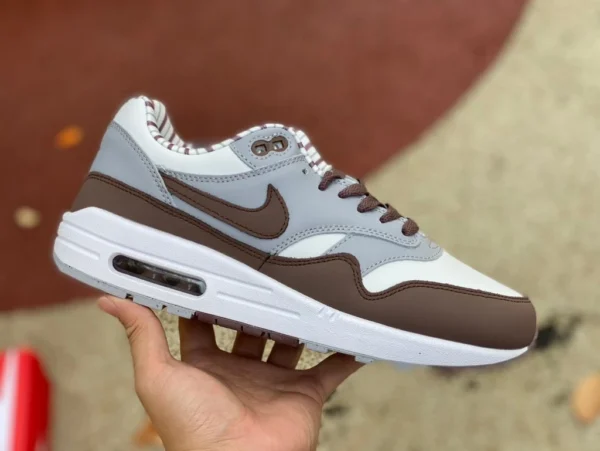 Max1 marrone grigio basso Nike Air Max 1 Shima Shima scarpe da corsa basse marroni grigie FB8916-100