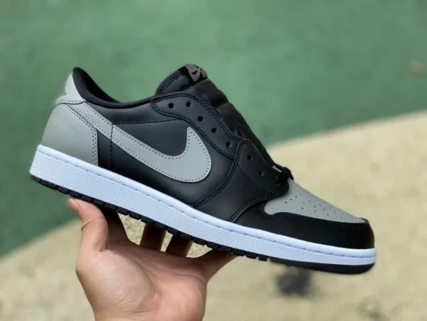 aj1 shadow grey low dg pure originale Air Jordan 1 Retro Low Nero Grigio low top 705329-003