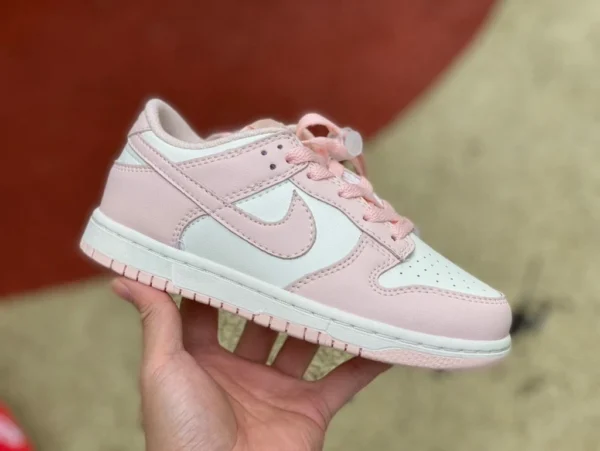 Scarpe per bambini Dunk Cherry Blossom Rosa Mengbao Nike Dunk Low sneakers basse antiscivolo per bambini di mezza età Cherry Blossom Pink CW1588-101