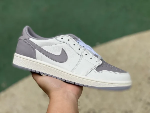 aj1 bianco grigio basso dg puro originale Air Jordan 1 Low OG EX "Sail" cz0790-101