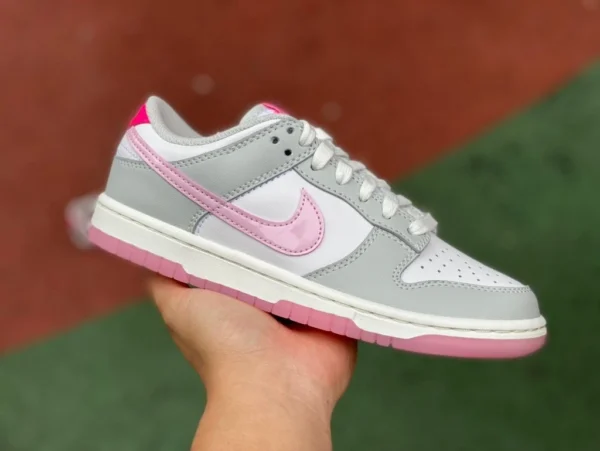 Dunk520 bianco grigio rosa Nike Dunk Low 520 sneakers casual retrò basse FN3433-161