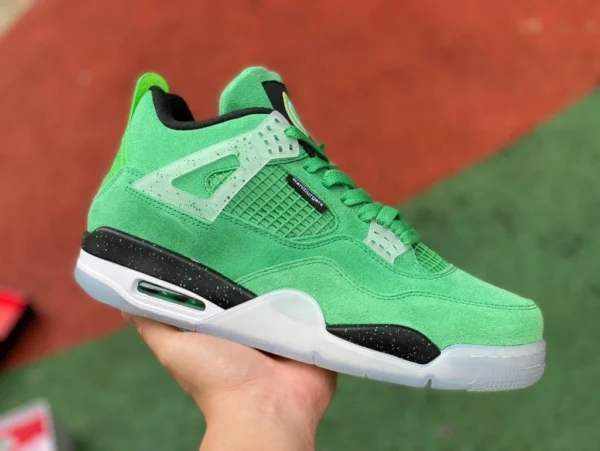 aj4 Oregon verde anatra Air Jordan 4 AJ4 PE Esclusiva UNC dell'Università dell'Oregon