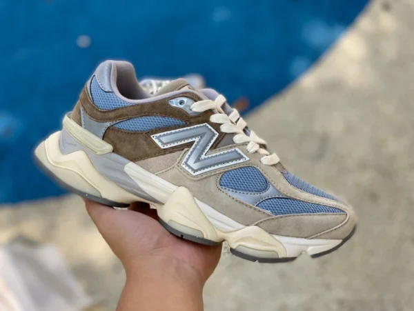 NB9060 Grigio Marrone Blu New Balance/New Balance 9060 Series Millennium Little Elephant Hoof Scarpe sportive e per il tempo libero per papà U9060MUS