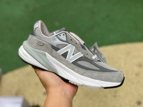 NB990v6 Bianco Grigio President Edition New Balance 990 V6 Bianco Grigio Retro Casual Scarpe da corsa alla moda M990GL6