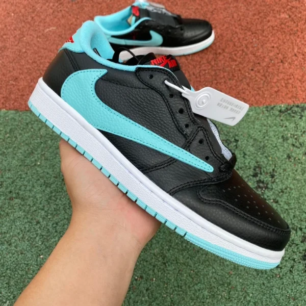 aj1 barb basso top nero orchidea Air Jordan 1 x Travis Scott TS joint barb basso top DM7866-701