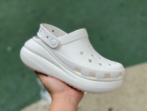 Crocs clog bianco Crocs Crocs Classic clog Little Whale retrò Crocs sandali sportivi da donna 206302-100