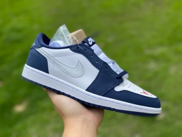 aj1sb blu navy y puro originale Jordan Air Jordan 1 Sb Low Midnight Navy scarpe da basket retrò basse da uomo blu navy