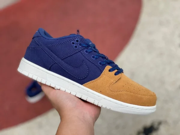 Dunk blu marrone Nike Dunk SB Low PRO PRM sneakers basse sportive e per il tempo libero DX6775-400