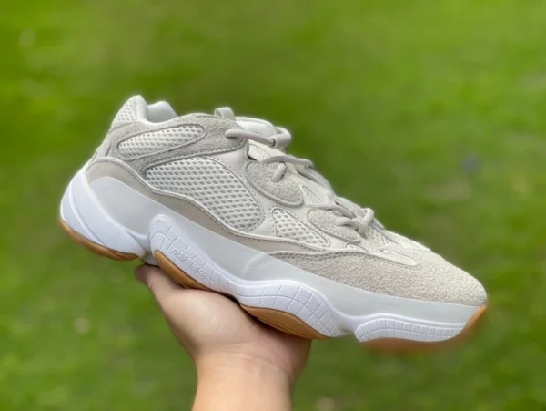 Base in gomma grezza bianca osso di cocco 500 adidas Yeezy 500 ID1600