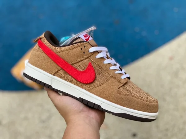 Dunk cork Edison Chen CLOT x Nike Dunk Low 20th Anniversary colore sughero Edison Chen ha cambiato congiuntamente le sneakers basse con gancio FN0317-121