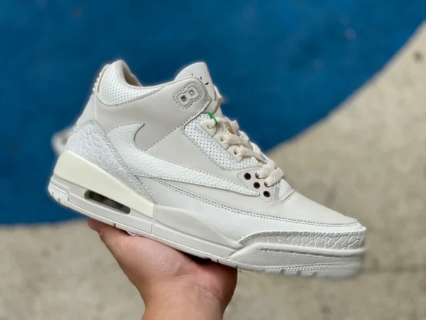 aj3 barb bianco sporco Air Jordan 3 x Travis Scott TS barb articolato 136064-668