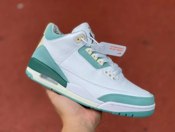 aj3 giada bianca Air Jordan 3 AJ3 bianco verde CT8532-130