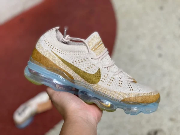 23 modelli di grande cuscino d'aria bianco marrone Nike 2023 AIR VAPORMAX scarpe da corsa sportive a tutta lunghezza con cuscino d'aria DV1678-100