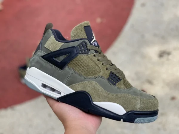 toppa verde militare aj4 G puro originale Air Jordan 4 Craft “Olive” verde militare AJ4 FB9927-200