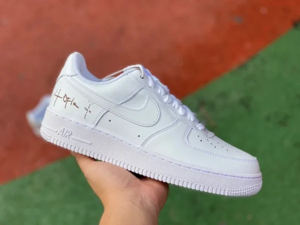 Air Force bianco puro ts joint Travis Scott x Nike Air Force 1 Low AF1 sneakers Air Force One basse bianco puro CW2288-111